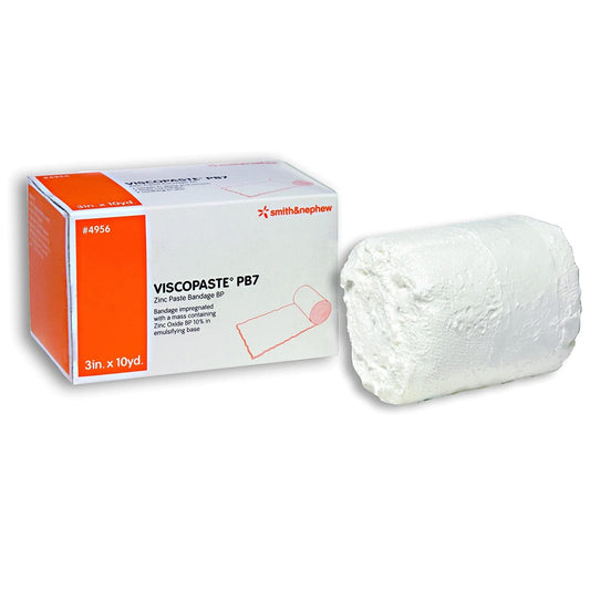 Zinc Impregnated Dressing Viscopaste PB7 Roll 3 Inch X 10 Yard Sterile, Packaging Type- Each