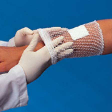 Elastic Net Retainer Dressing Surgilast Tubular Elastic 10 Yard Size 5 White Small Head / Shoulder / Thigh NonSterile,  Packaging Type- Each