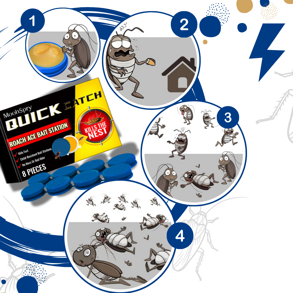 PestGuard™ Odorless Cockroach Traps - Safe, Non-Toxic Roach Control Solution