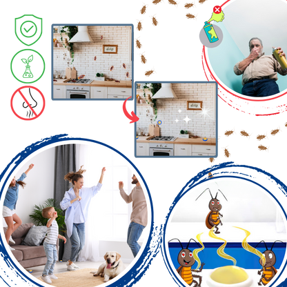 PestGuard™ Odorless Cockroach Traps - Safe, Non-Toxic Roach Control Solution