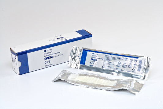 Petrolatum Impregnated Dressing Vaseline Strip 1 X 36 Inch Sterile,  Packaging Type- Each