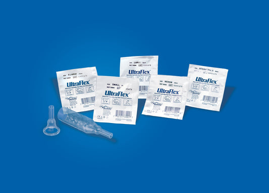 Male External Catheter UltraFlex Silicone Large,  Packaging Type- Each