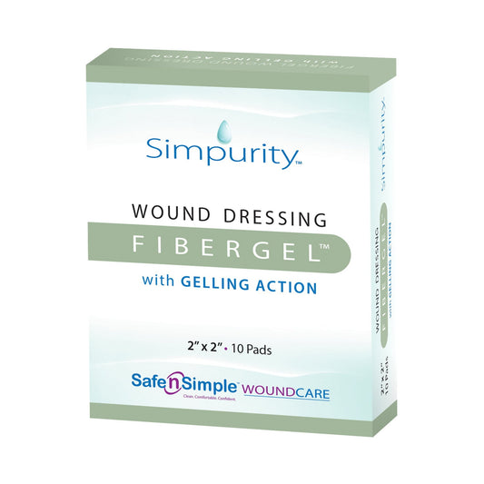 Hydrogel Wound Dressing FiberGel™ Sheet 2 X 2 Inch Sheet Sterile,  Packaging Type- Each