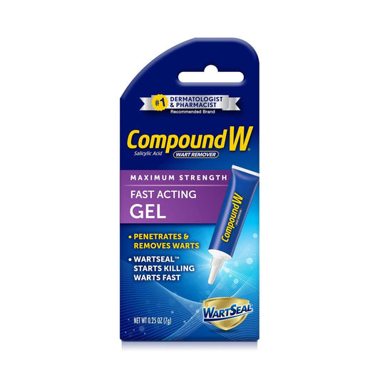 Wart Remover Compound W 17% Strength Gel 0.25 oz., Packaging Type- Each