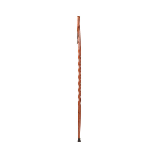 Walking Stick Brazos Twisted Wood 55 Inch Height Red Cedar