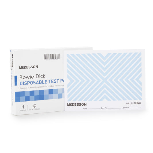McKesson Sterilization Bowie-Dick Test Pack Steam, Packaging Type- Each