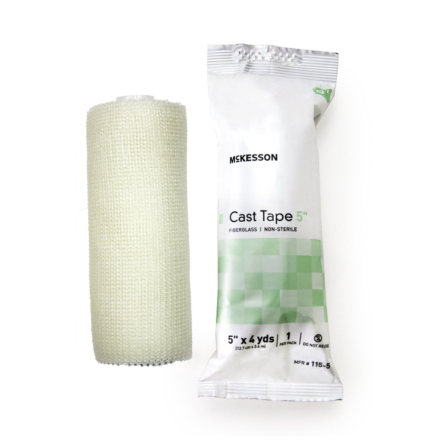 Cast Tape McKesson 5 Inch X 12 Foot Fiberglass White, Packaging Type- Box