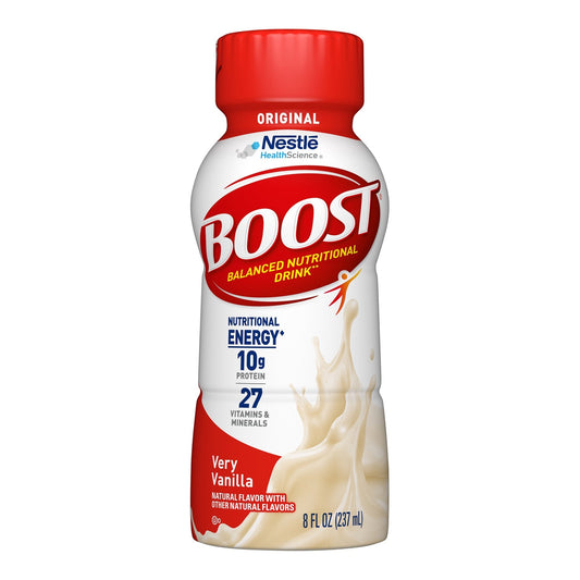 Oral Supplement Boost Original Very Vanilla Flavor Liquid 8 oz. Bottle,  Packaging Type- Each