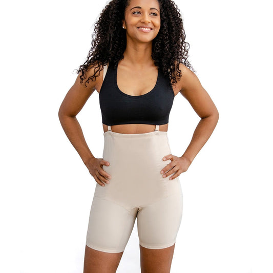Postpartum Recovery Garment Motif Medical Abdominal / Hip / Thigh Nude Large, Packaging Type- Each