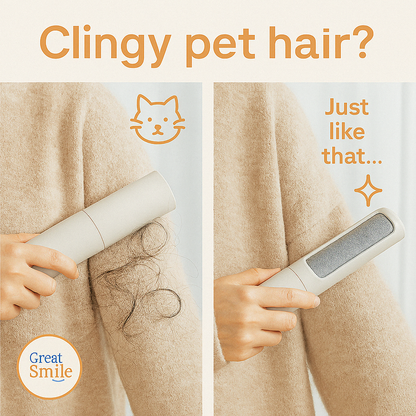 FurSweep™ Pet Hair Remover – Reusable Self-Cleaning Lint Brush