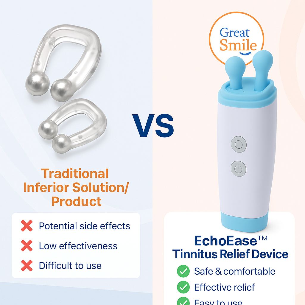EchoEase™ Tinnitus Relief Device – Portable Sound Therapy for Ringing Ears