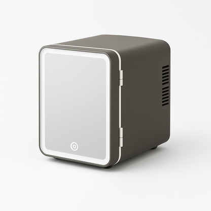 GlowNest™ Mini Beauty Fridge – Compact Skincare Cooler for Serums & Creams