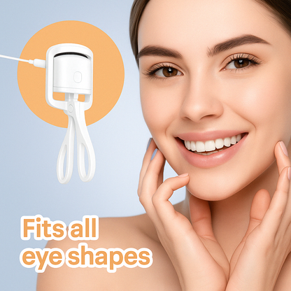 LashLift Pro Heated Eyelash Curler – USB Rechargeable, 2 Temp Settings