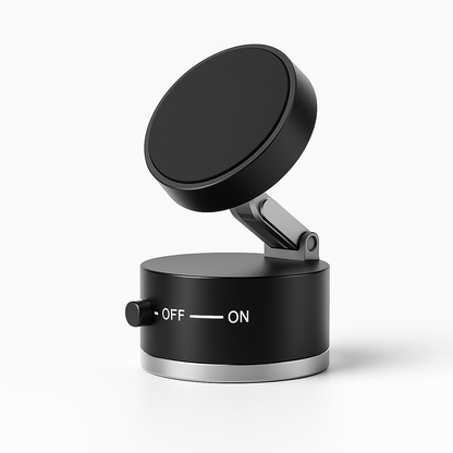 Airis Magnetic Vacuum Phone Holder – Hands-Free Car Mount with 360° Rotation