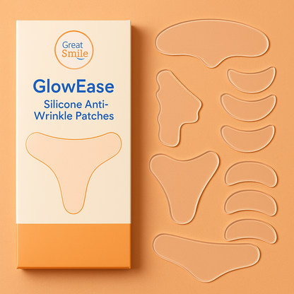 GlowEase Silicone Anti-Wrinkle Patches – Reusable Face & Chest Smoothers