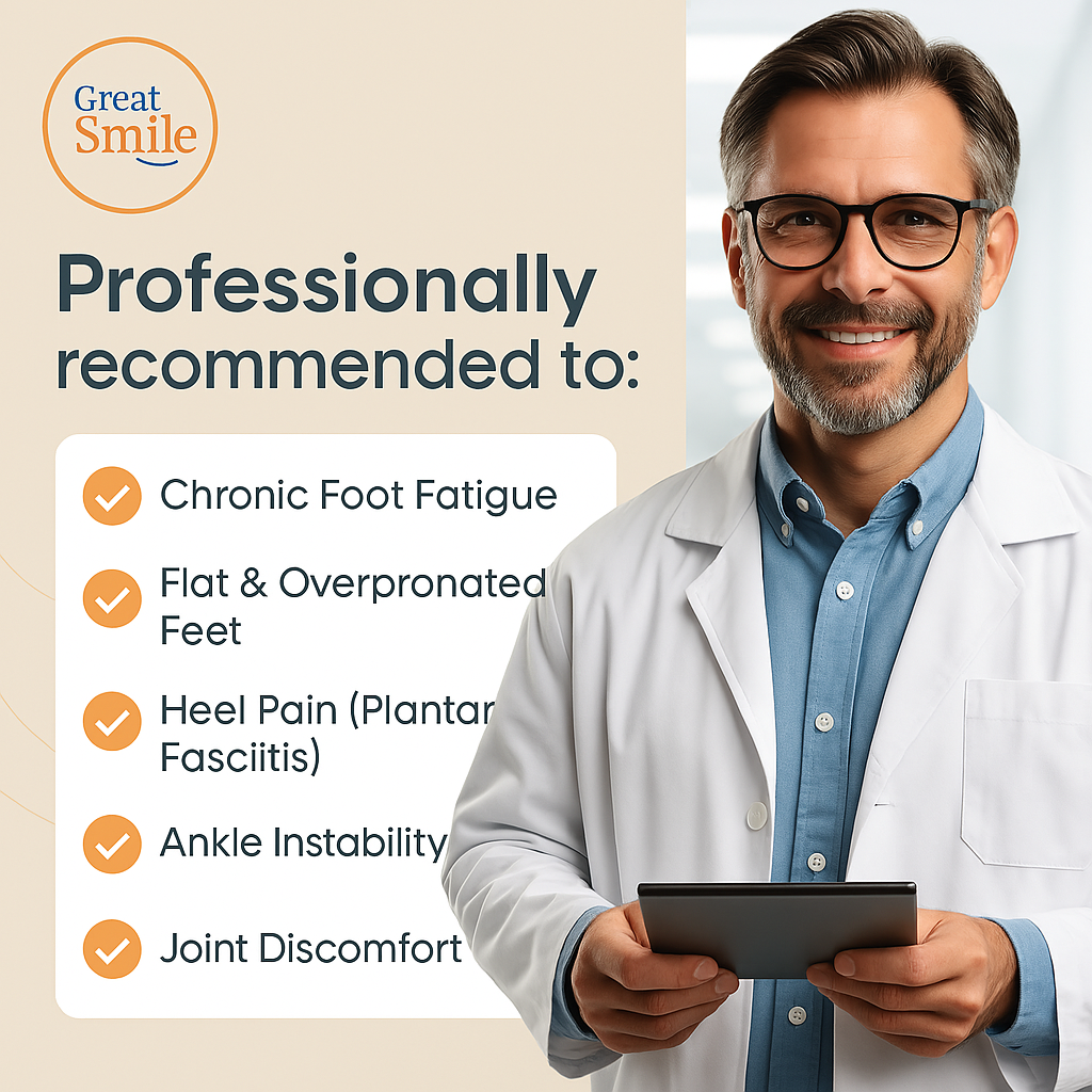 FlexStep™ Orthopedic Insoles – Arch Support & Foot Pain Relief