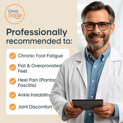 FlexStep™ Orthopedic Insoles – Arch Support & Foot Pain Relief