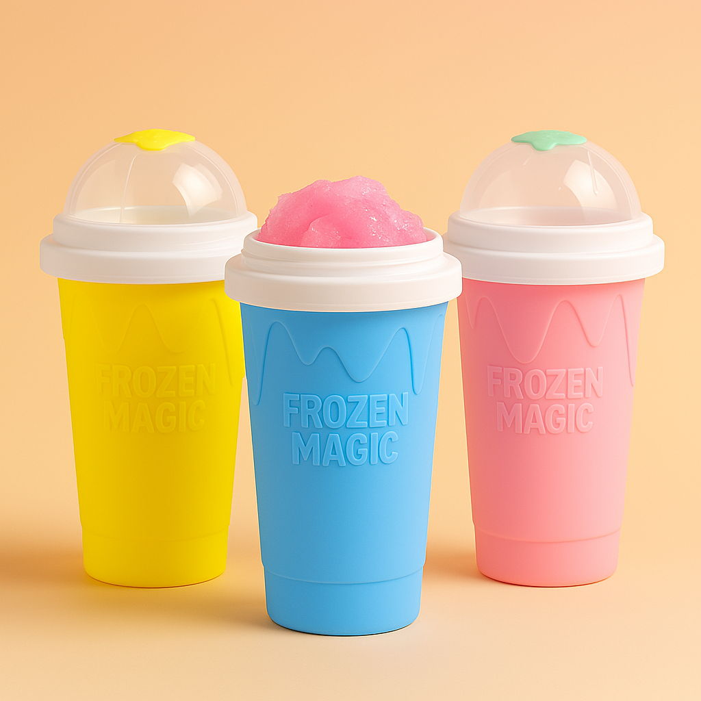 FrostySip™ Magic Slushy Maker Cup – Quick-Freeze DIY Smoothie Cup for Kids & Adults