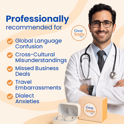 GlobaLingo™ Translator Earbuds – Real-Time, 40+ Languages, Accurate