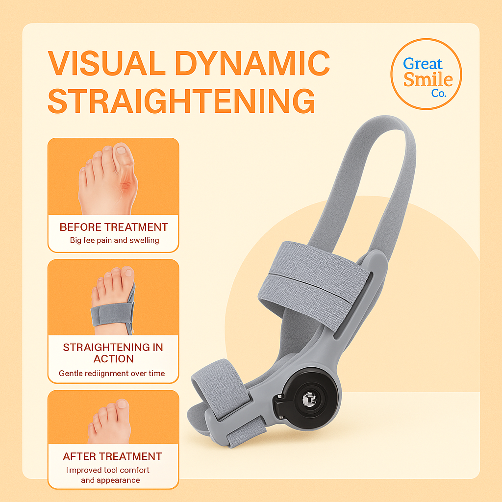 FlexRelief™ Bunion Brace – Adjustable Foot Support for Pain-Free Walking