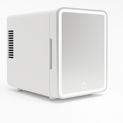 GlowNest™ Mini Beauty Fridge – Compact Skincare Cooler for Serums & Creams