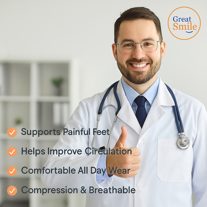 SootheStep™ Neuropathy Socks for Pain Relief - Soft Compression Support