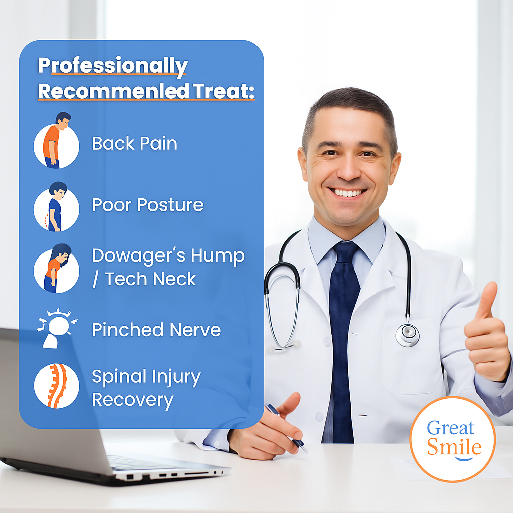 BackEase™ Posture Corrector – Adjustable Support for Better Alignment