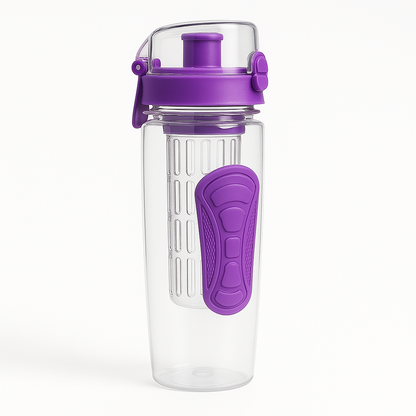 HydraBloom™ 32oz Fruit Infuser Bottle – BPA-Free & Leakproof