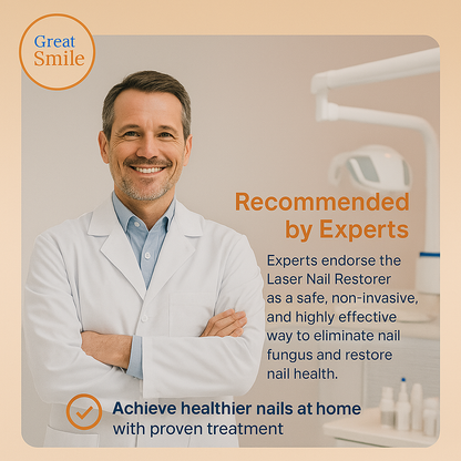 ClearGlow™ Laser Nail Restorer – At-Home Device for Healthy, Spot-Free Nails