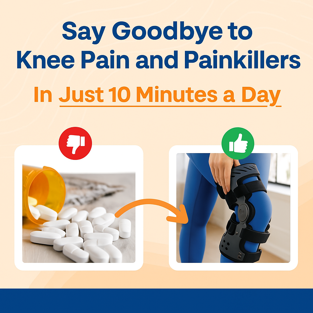 FlexSupport™ Knee Brace – Adjustable Compression for Pain Relief