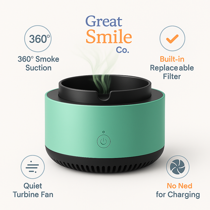 FreshAir Auto Ashtray – Portable Car Air Purifier & Smoke Eliminator