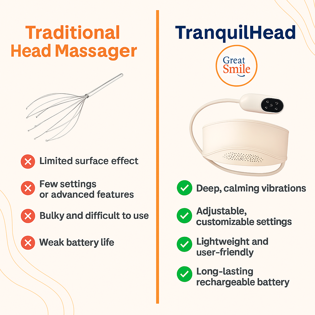 TranquilHead™ Head Massager – Soothing Relief for Stress & Tension