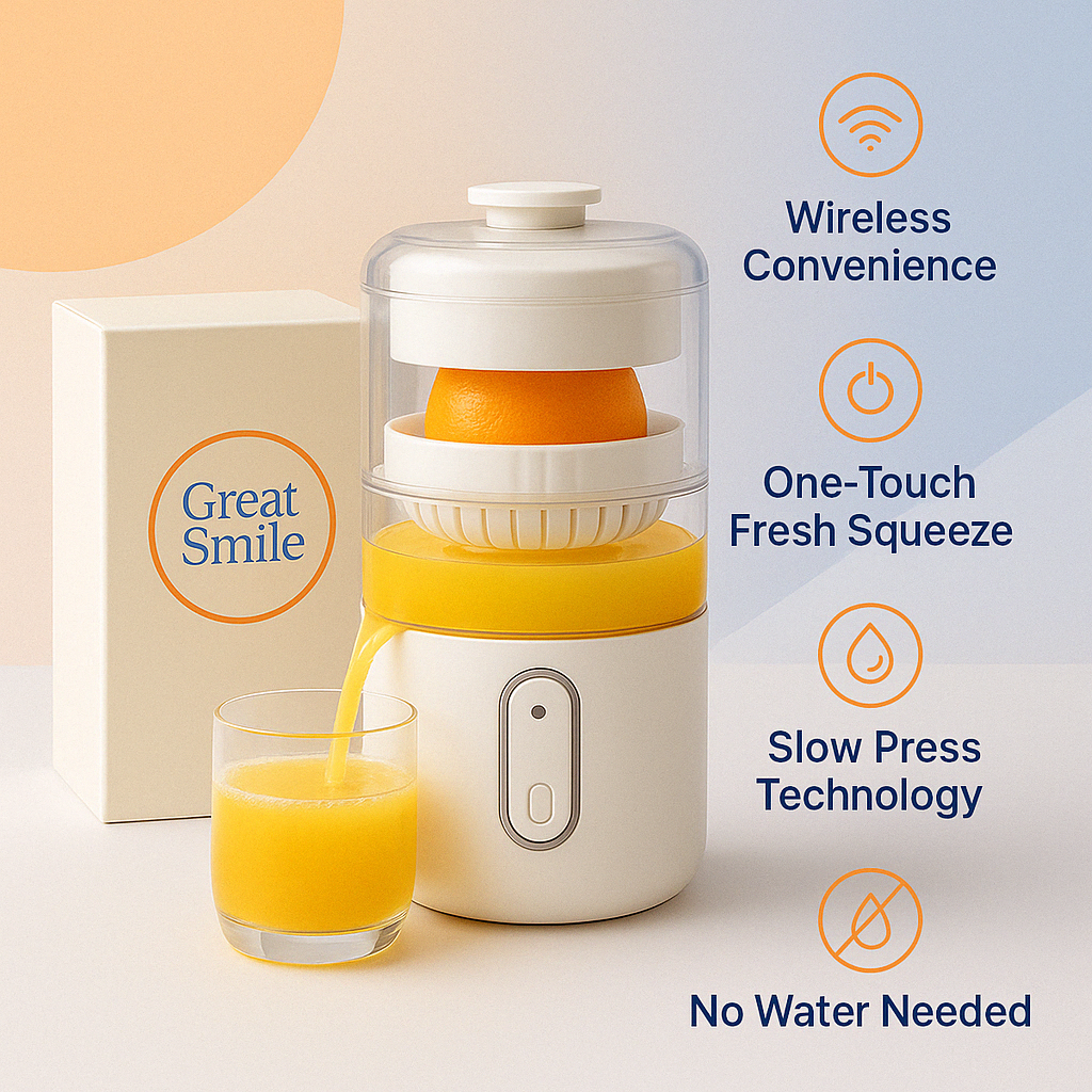 JuiceMate™ Portable USB Juicer – Wireless & Easy to Clean