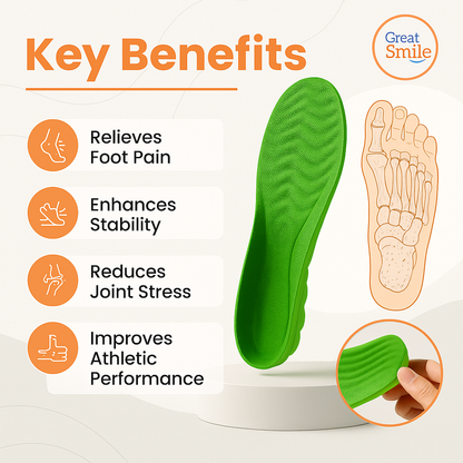 FlexStep™ Orthopedic Insoles – Arch Support & Foot Pain Relief