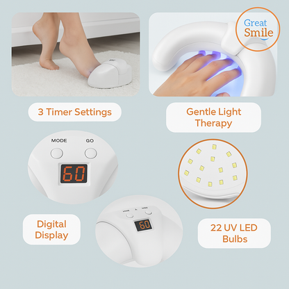 ClearGlow™ Laser Nail Restorer – At-Home Device for Healthy, Spot-Free Nails