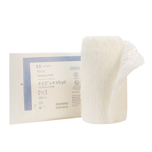 Fluff Bandage Roll Kerlix™ 4-1/2 Inch X 4-1/10 Yard 6-Ply Sterile 1 per Pouch,  Packaging Type- Each
