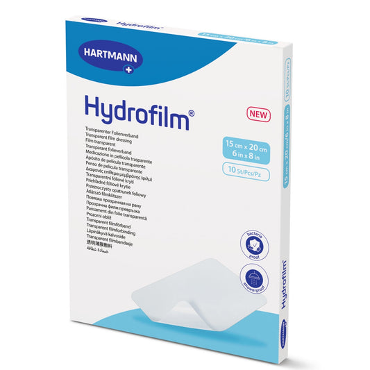 Transparent Film Dressing Hydrofilm 6 X 8 Inch 4 Tab Delivery Rectangle Sterile,  Packaging Type- Each