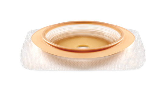 Ostomy Barrier Natura Trim to Fit Stomahesive Adhesive 57 mm Flange Sur-Fit Natura System Acrylic Collar 1/2 to 1-1/4 Inch Opening