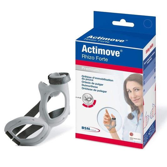 Thumb Support Actimove Rhizo Forte Small Finger Gray, Packaging Type- Each