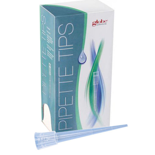 Pipette Tip Globe Scientific 0.1 to 10 µL Graduated NonSterile, Packaging Type- Case