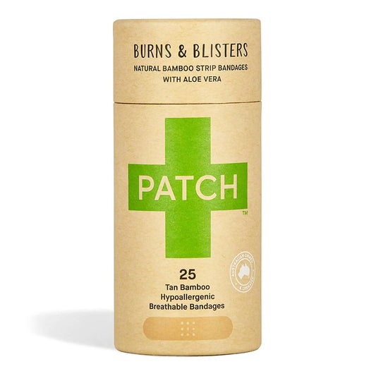 Adhesive Strip Patch 3/4 X 3 Inch Bamboo / Aloe Vera Rectangle Tan Sterile, Packaging Type- Box