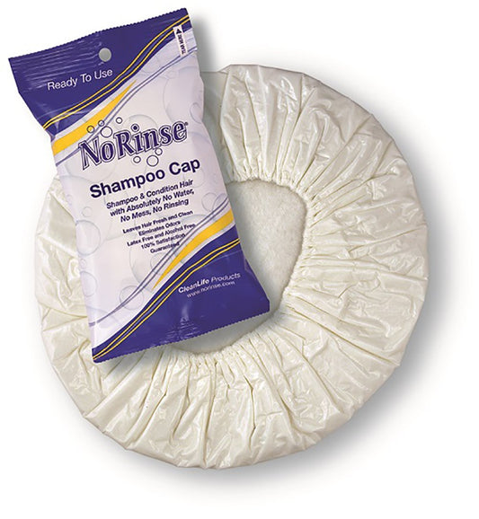 Shampoo Cap No Rinse 1 per Pack Individual Packet Scented, Packaging Type- Each