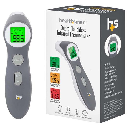 Non-Contact Skin Surface Thermometer HealthSmart Infrared Skin Probe Handheld