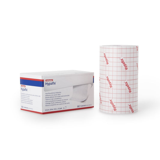 Dressing Retention Tape with Liner Hypafix White 6 Inch X 10 Yard Nonwoven Polyester NonSterile, Packaging Type- Box