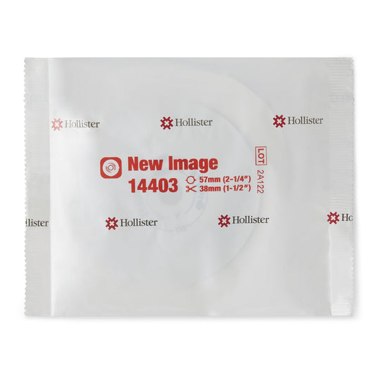 Ostomy Barrier FlexWear Trim to Fit, Standard Wear Adhesive Tape 57 mm Flange Red Code System Hydrocolloid Up to 1-1/2 Inch Opening, Packaging Type- Box