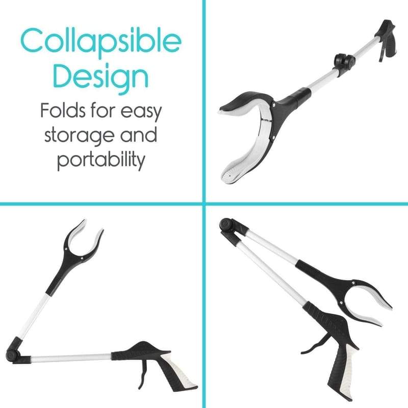 Folding Reacher Grabber - reacher-grabber-tool