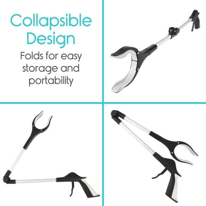 Folding Reacher Grabber - reacher-grabber-tool