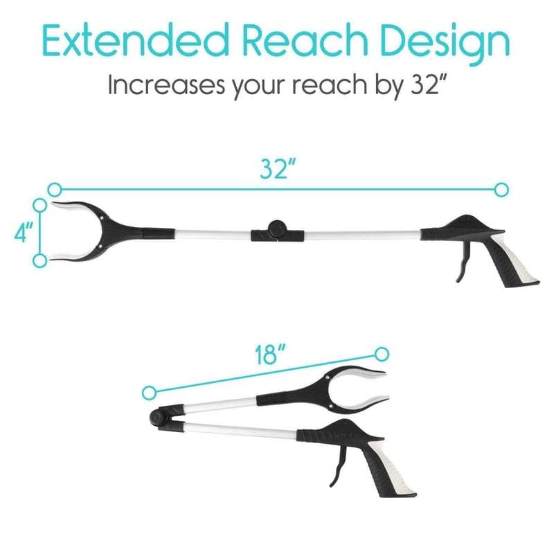 Folding Reacher Grabber - reacher-grabber-tool