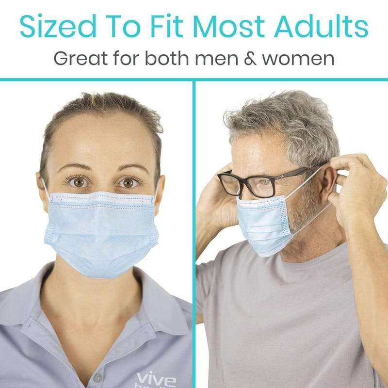 Standard Face Masks - 50 Pack - surgical-mask-50-pack