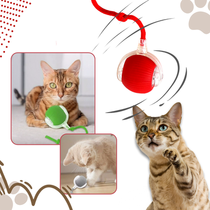 PawJoy Smart Cat Ball Toy – Interactive Motion-Activated Play for Indoor Cats